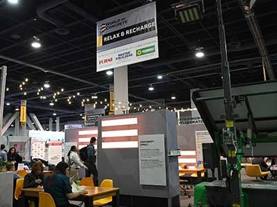 Exhibitor branding signage