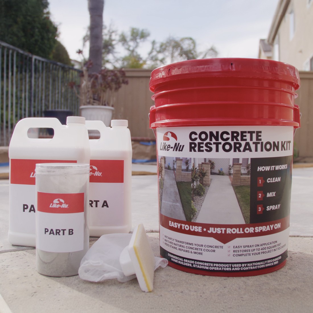 Like-Nu Concrete Restoration Kit