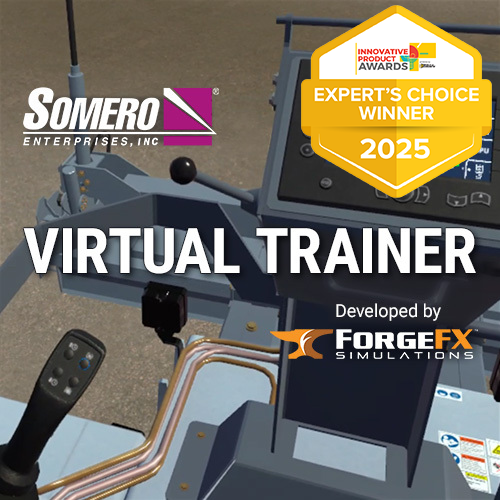 Somero® Laser Screed Virtual Training Simulator powered by ForgeFX™